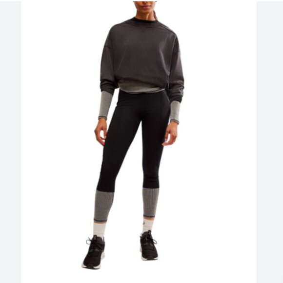 NEW Free People Moonlight Base Layer Leggings Merino Wool in black 1125 4S2 - Picture 11 of 11